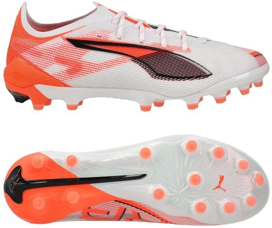PUMA Ultra 5 Ultimate AG Unlimited Wit Zwart Gloeiend rood Dames