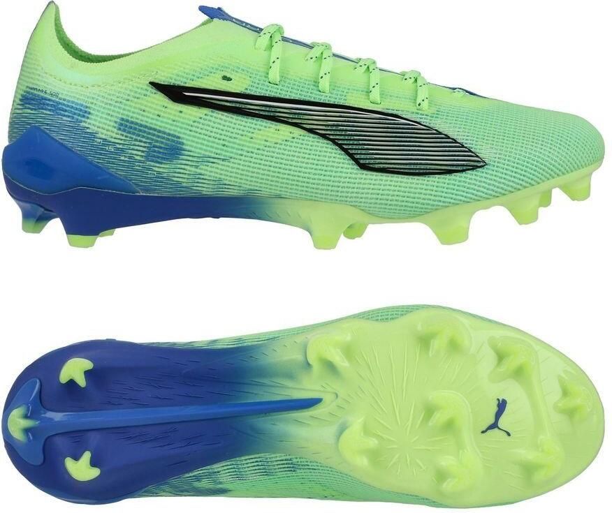 PUMA Ultra 5 Ultimate FG Lights Out Fizzy Apple Wit Blauw Dames