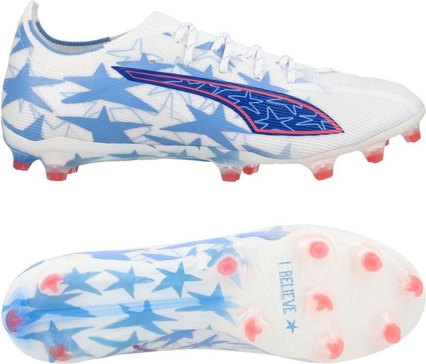PUMA Ultra 6 Match FG AG Christian Pulisic X Kidsuper Wit Pink Lilac Dusky Blue LIMITED EDITION