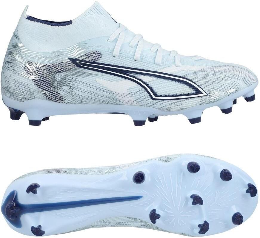 PUMA Ultra 6 Match + FG AG Dreamrush Ijsblauw Wit Blue Jewel Dames - Foto 4