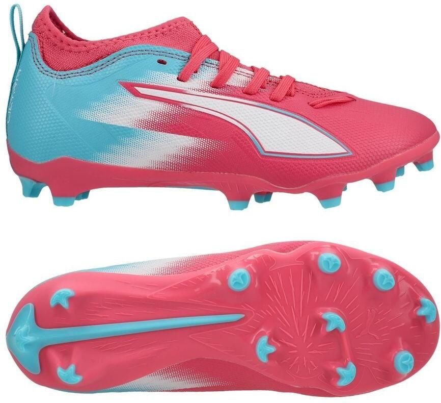PUMA Ultra 6 Match FG AG Re-charge Blauw Roze Garnet Rose Kids