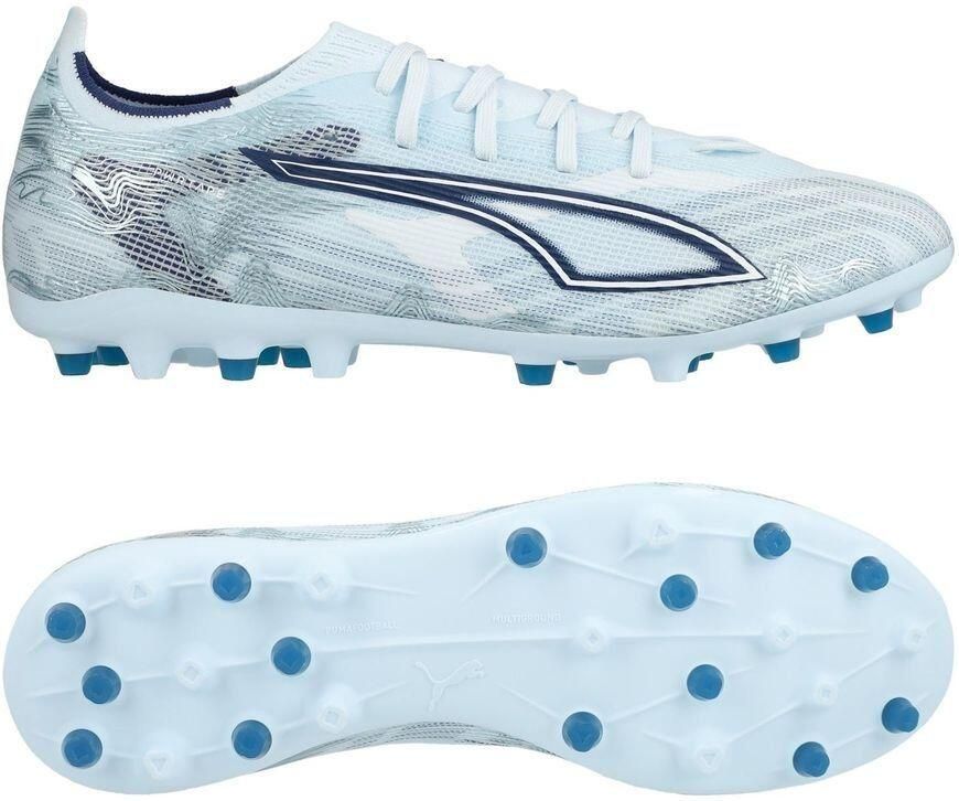 PUMA Ultra 6 Match MG Dreamrush Ijsblauw Wit Blue Jewel