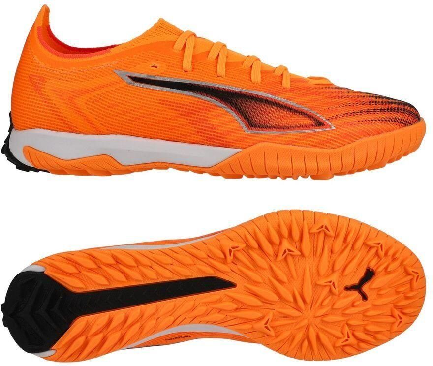 PUMA Ultra 6 Match TT Hot Pursuit Hittebrand Zwart Gloeiend rood