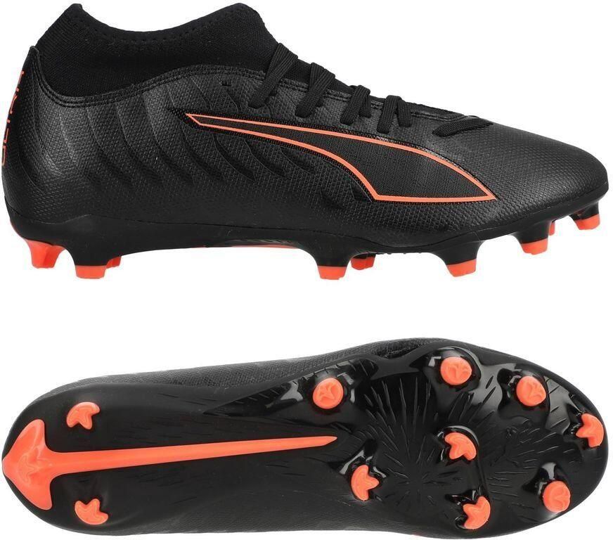 PUMA Ultra 6 Play + FG AG Eclipse Zwart Rood