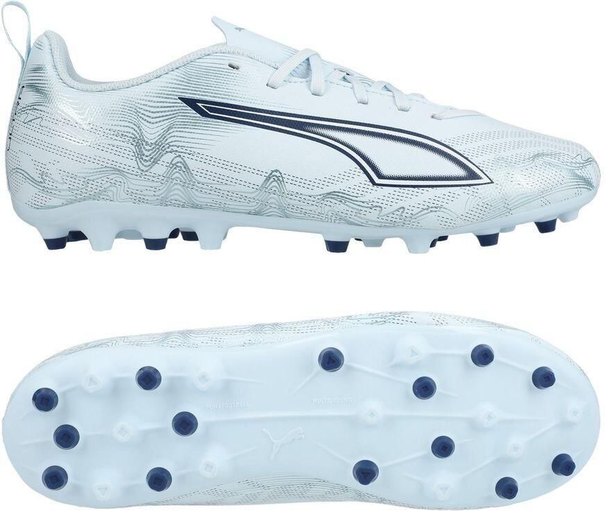 PUMA Ultra 6 Play MG Dreamrush Ijsblauw Wit Blue Jewel