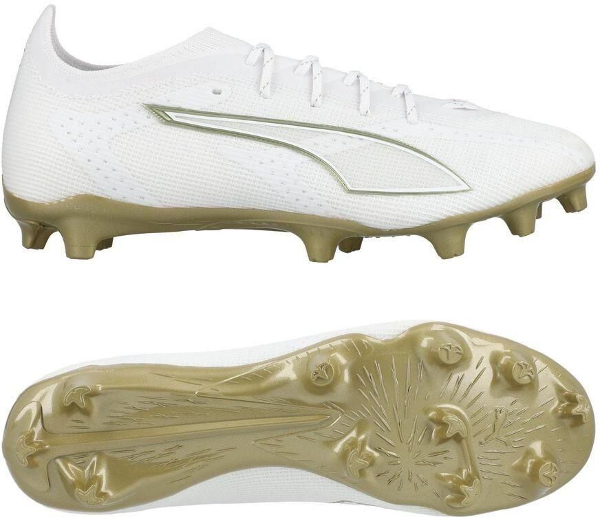 PUMA Ultra 6 Pro FG AG White Gold Wit Goud Zwart