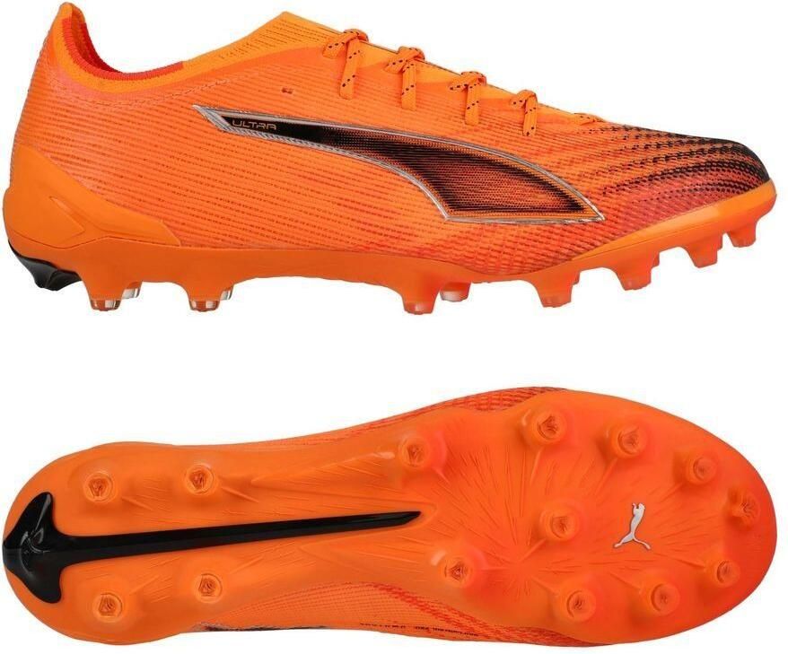PUMA Ultra 6 Ultimate AG Hot Pursuit Hittebrand Zwart Gloeiend rood Dames