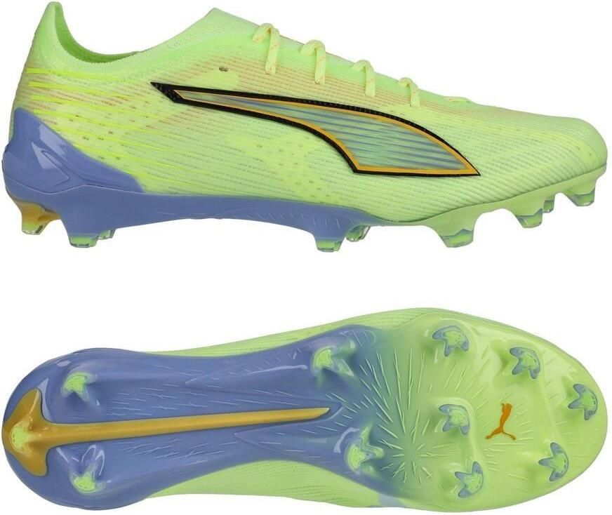 PUMA Ultra 6 Ultimate FG Light Up Groen Ijsblauw Intense lavendel Dames