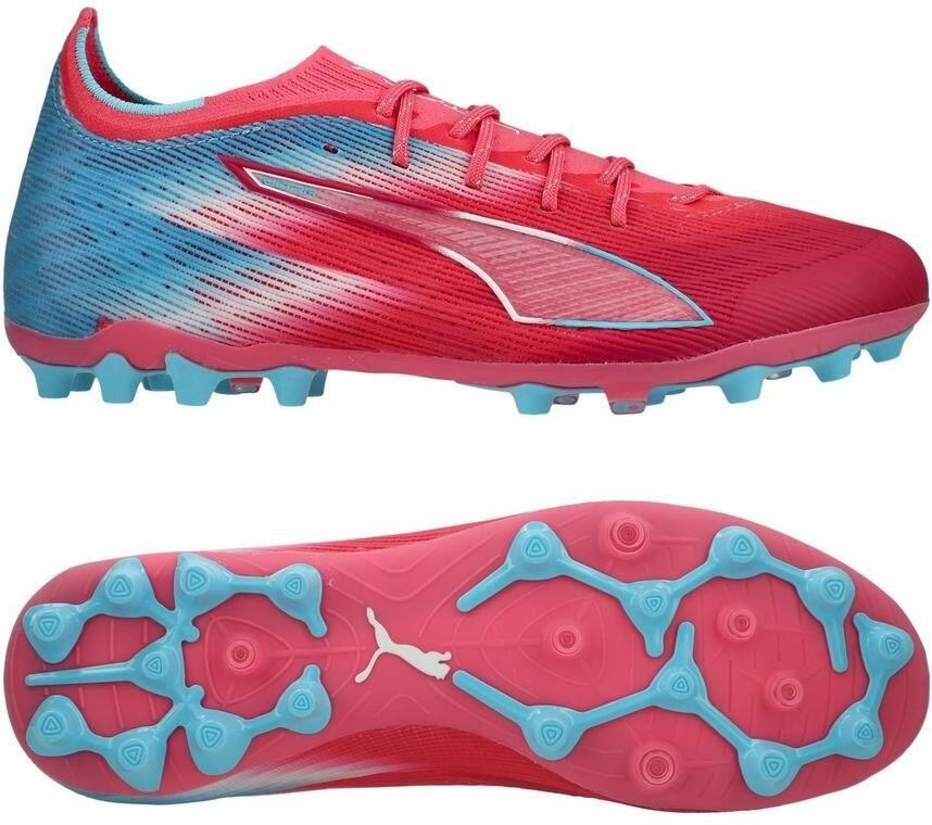 PUMA Ultra 6 Ultimate MG Re-charge Blauw Roze Garnet Rose