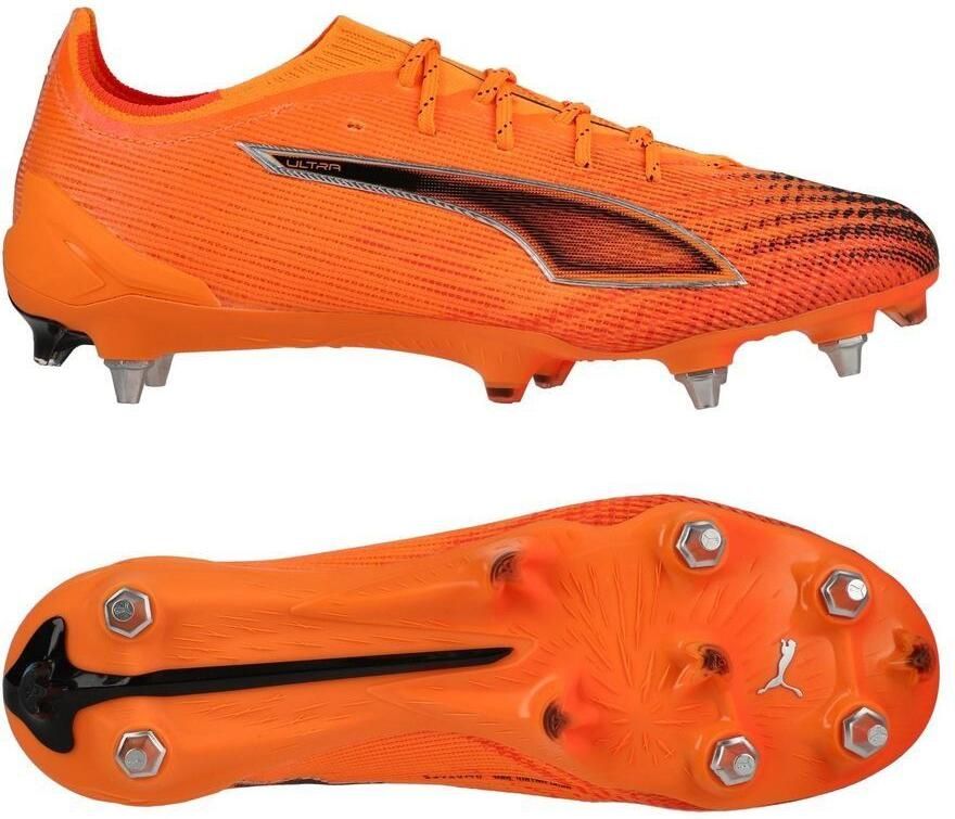 PUMA Ultra 6 Ultimate SG Hot Pursuit Hittebrand Zwart Gloeiend rood