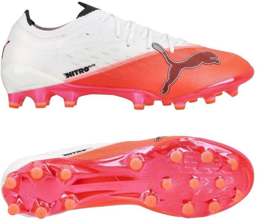 PUMA Ultra Nitro 7 Ultimate Ag Voetbalschoenen Rood Wit Kinderen - Foto 2