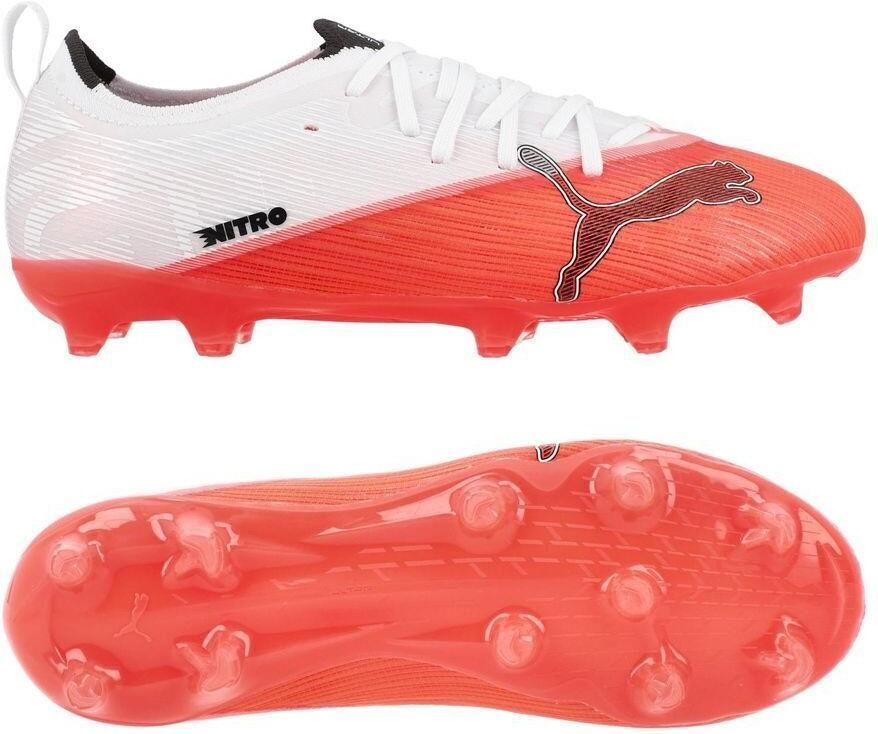 PUMA Ultra Nitro 7 Ultimate FG AG The Arrival Ultra Red Zwart Wit Kids