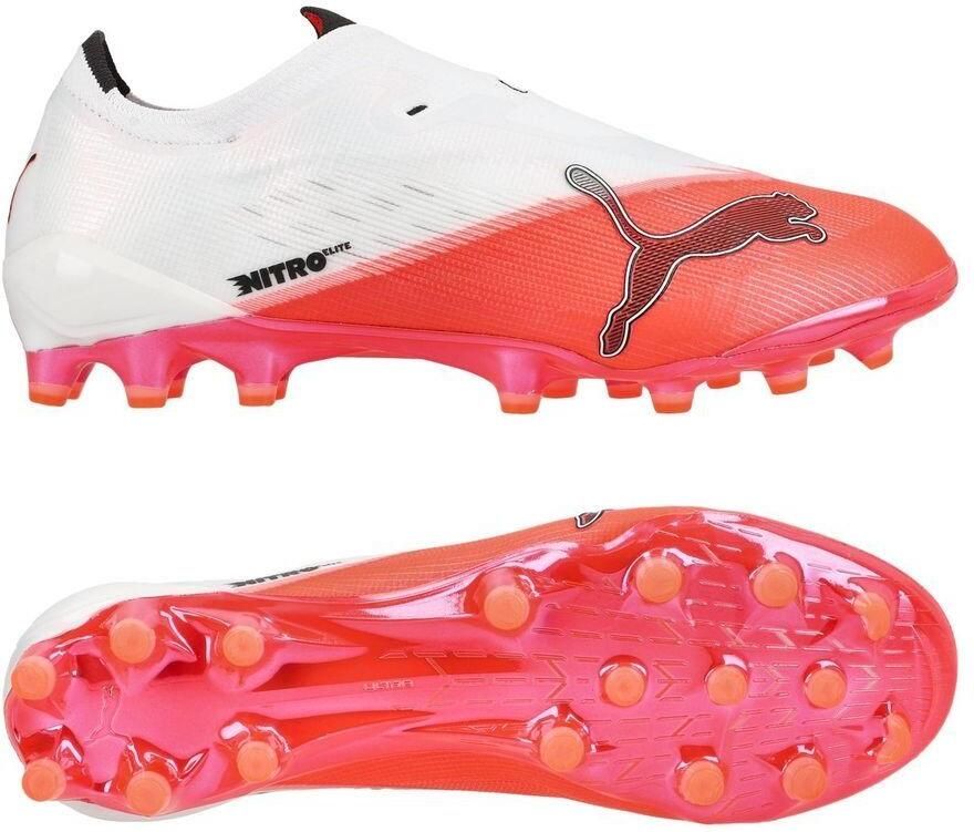 PUMA Ultra Nitro 7 Ultimate Laceless AG The Arrival Ultra Red Zwart Wit