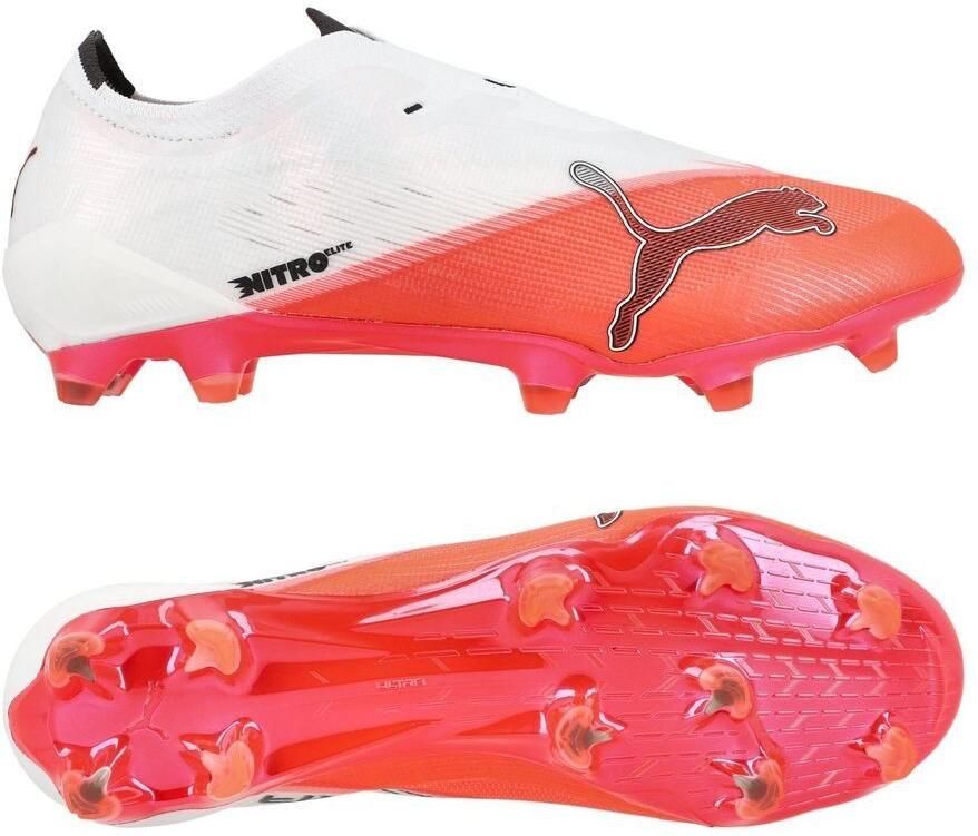 PUMA Ultra Nitro 7 Ultimate Laceless FG The Arrival Ultra Red Zwart Wit Dames