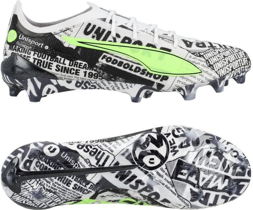 PUMA X Unisport Ultra 5 Ultimate FG "Why Always Unisport?" Wit Zwart Rood LIMITED EDITION
