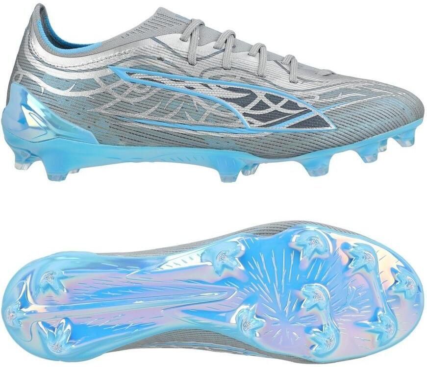 PUMA X Unisport Ultra 6 Ultimate FG Vikings Cool middengrijs Grijze tegel Blauw LIMITED EDITION