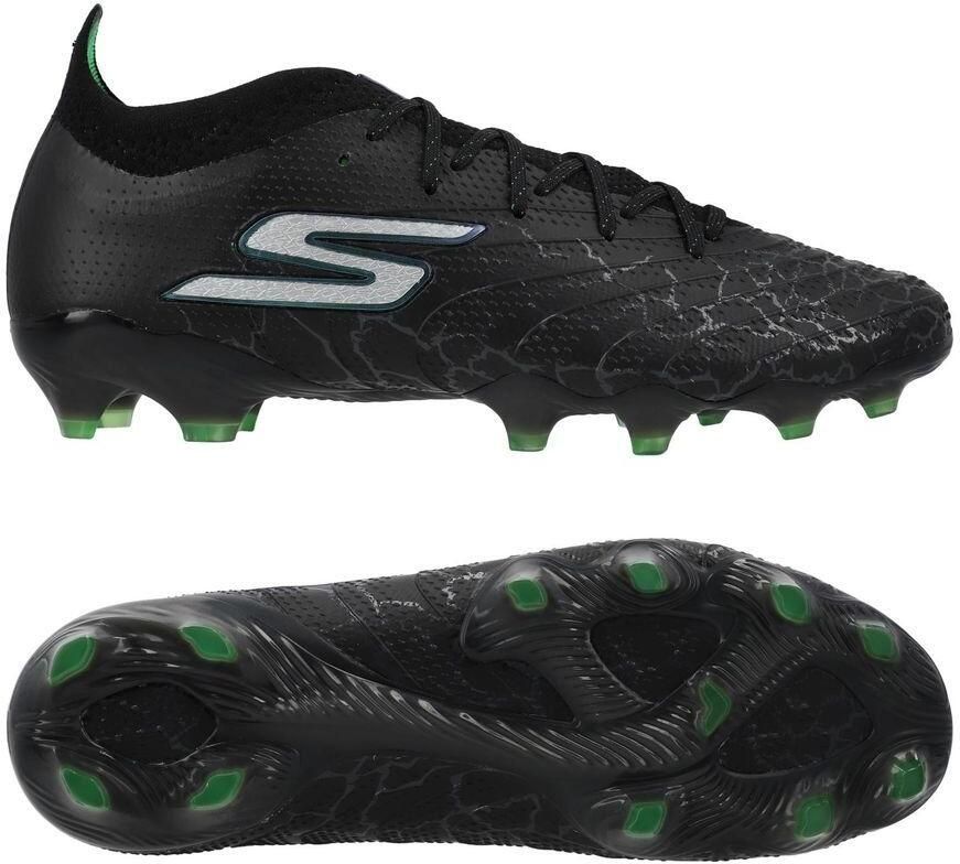 Skechers SKX_01 1.5 Laag FG Evergreen Zwart Zilver Groen
