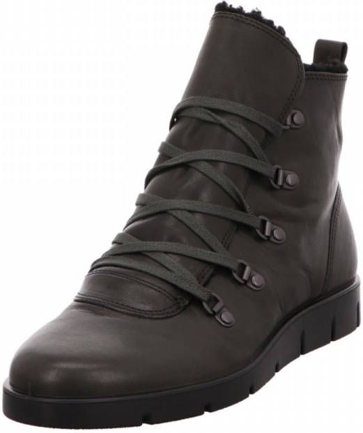 ECCO Bella dames veterschoen Kaki - Schoenen.nl