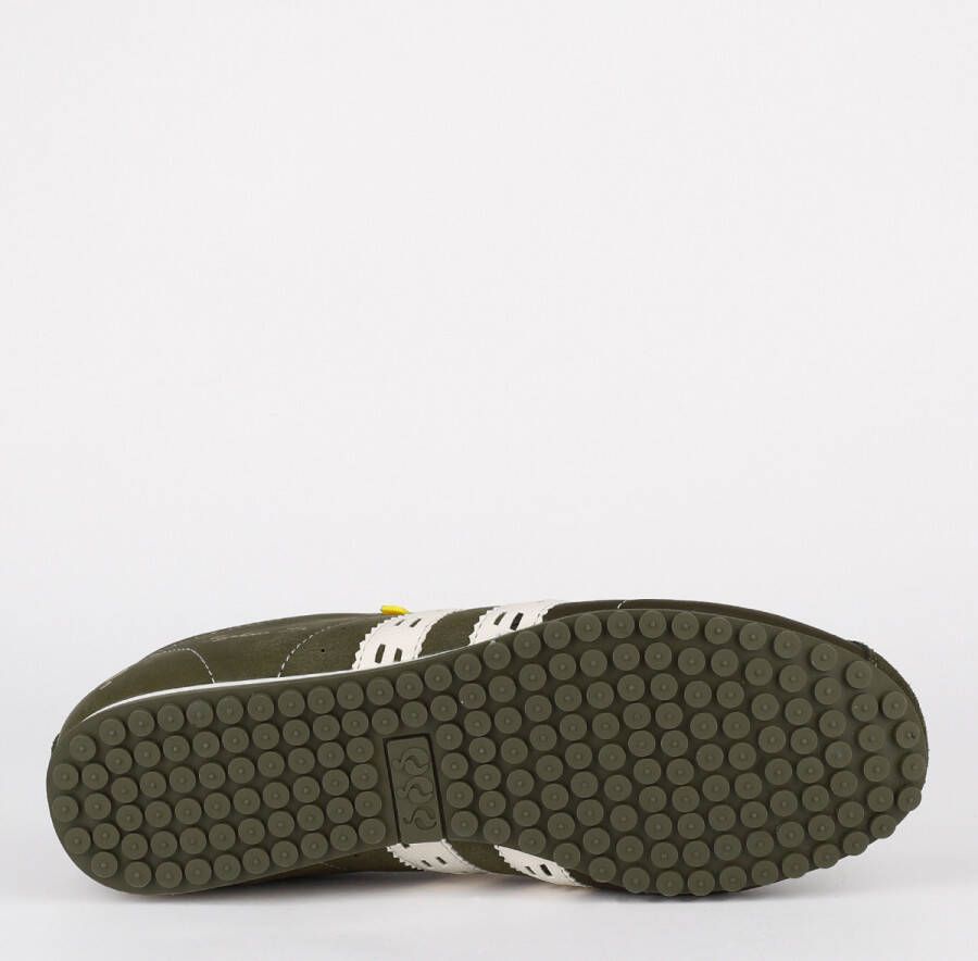 Q1905 Sneaker typhoon sp legergroen wit
