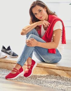 24 Hours Ballerina met EVA-tussenzool Rood