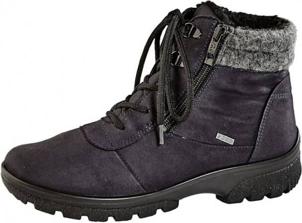 Ara Hoge veterschoen Donkerblauw