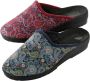 Belafit Pantoffels van elastisch materiaal Rood Blauw - Thumbnail 1