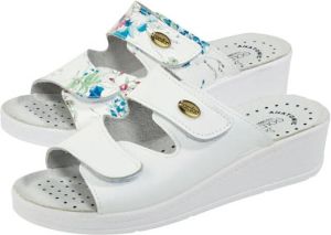 Belafit Set van 2 paar muilen per 2 paar Wit Multicolor