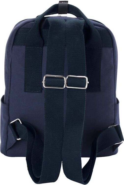 24 Hours Rugzak met opgestikt ritsvak Donkerblauw