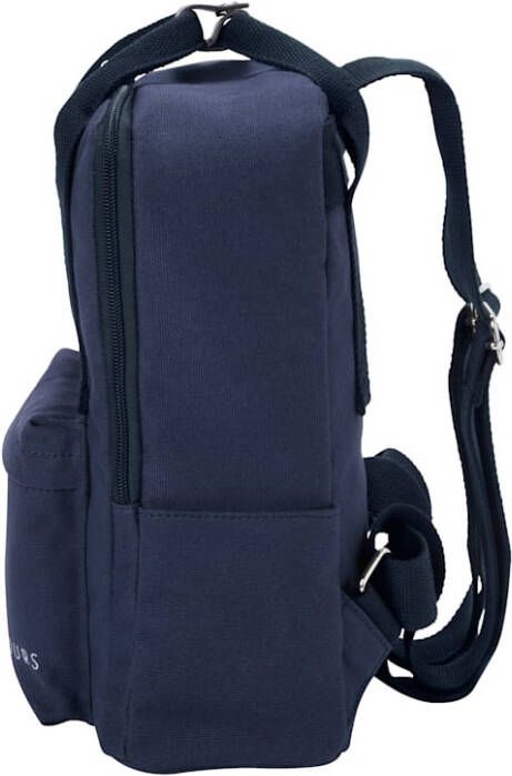 24 Hours Rugzak met opgestikt ritsvak Donkerblauw