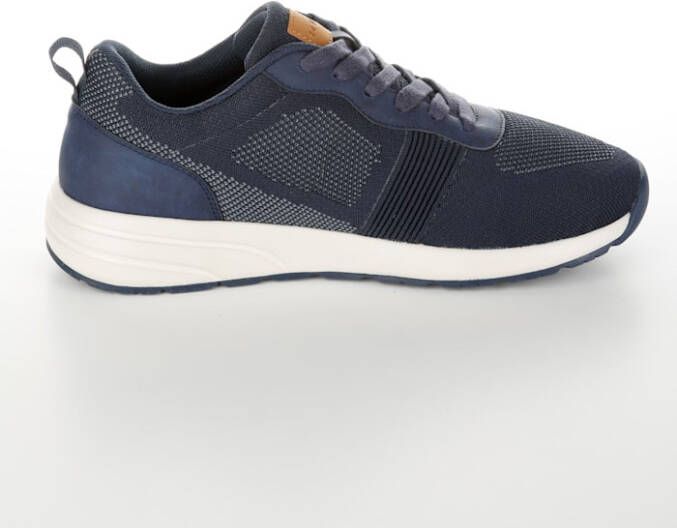 24 Hours Sneaker met COOLMAX voering van textiel en binnenzool Marine