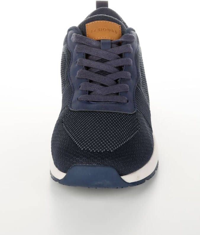 24 Hours Sneaker met COOLMAX voering van textiel en binnenzool Marine