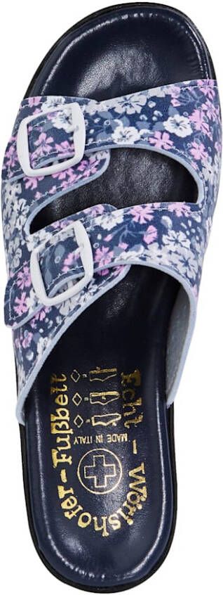 Belafit Muiltje Blauw Roze