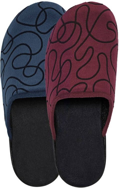 Belafit Pantoffels Donkerblauw