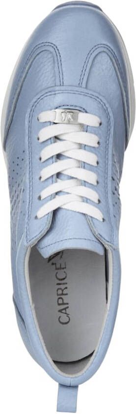 Caprice Sneaker van zacht hertennappa Lichtblauw