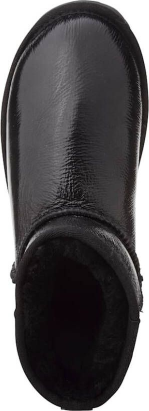 EMU Stinger Micro Glossy enkellaarsje in glanzende look Zwart
