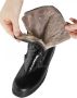 Franken Schuhe Enkellaarsje met voering van lamsvacht Zwart - Thumbnail 3