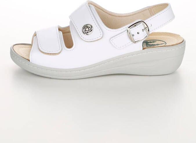 Franken Schuhe Sandaaltje ideaal bij hallux valgus Wit