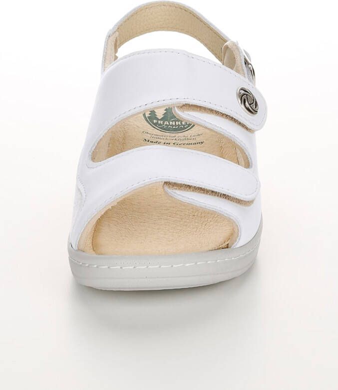 Franken Schuhe Sandaaltje ideaal bij hallux valgus Wit