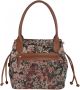 Gabor Shopper met bloemenpatroon Cognac Multicolor - Thumbnail 5