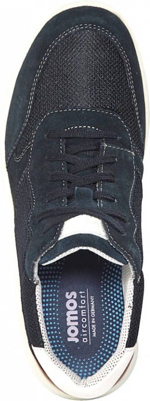 Jomos Veterschoen met moderne zool Donkerblauw