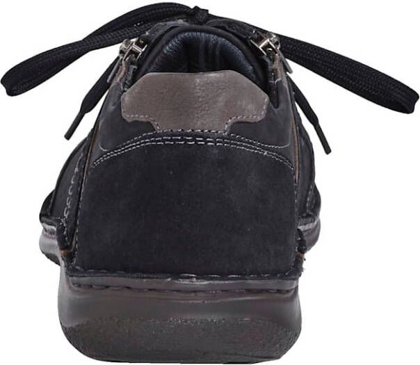 Josef Seibel Veterschoen met twee ritsen Donkerblauw