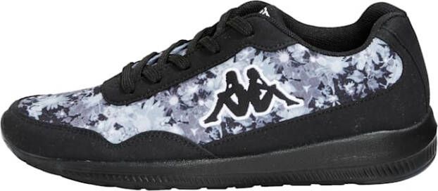 Kappa Sneaker met trendy bloemenprint Zwart Grijs