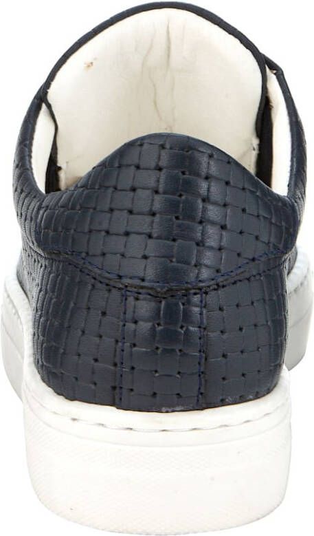Liva Loop Sneaker in mooie gevlochten look Marine