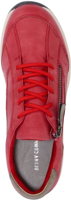 Liva Loop Sneaker met rits opzij Rood