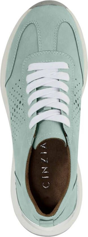 Liva Loop Sneaker met zomerse perforaties Mint