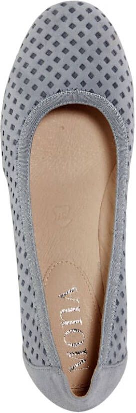 MONA Pump met modieuze perforaties Blauw