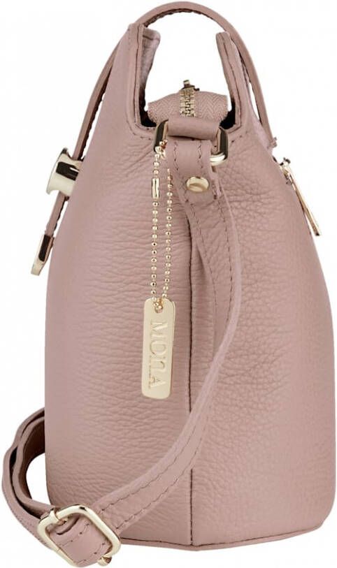 MONA Schoudertas met chique sluiting Roze