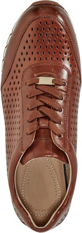 MONA Veterschoen in sportieve look Cognac