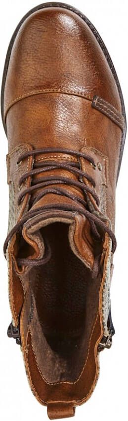 mustang Veterlaarsje met trendy pied de pouledessin Taupe