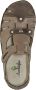 Naturläufer Klittenbandschoen in bicolor look Taupe - Thumbnail 3